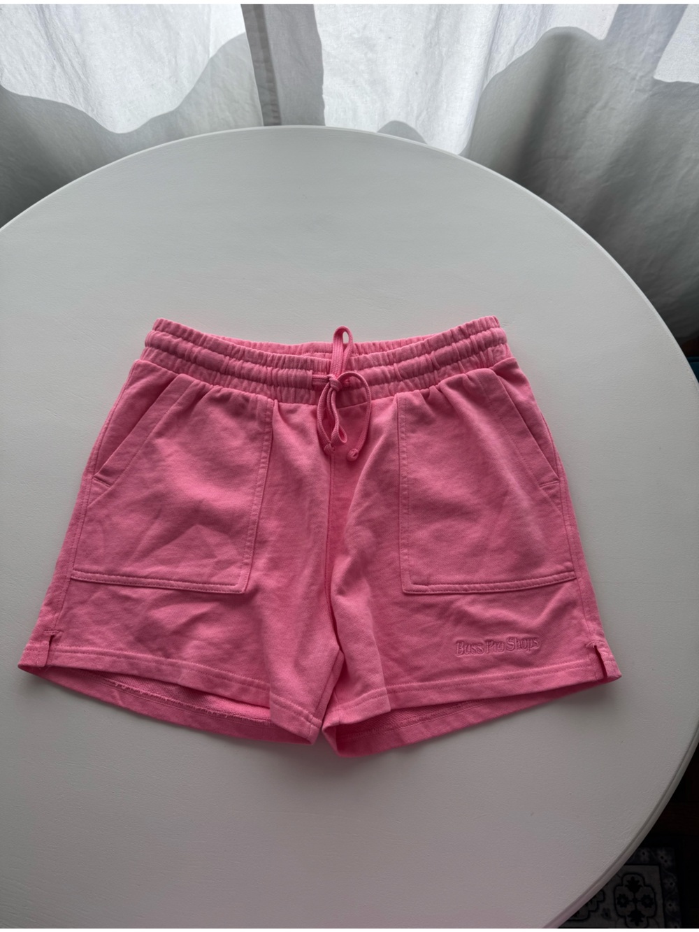 Bass Pro Shops Pink Elastic Waist Athletic Shorts
